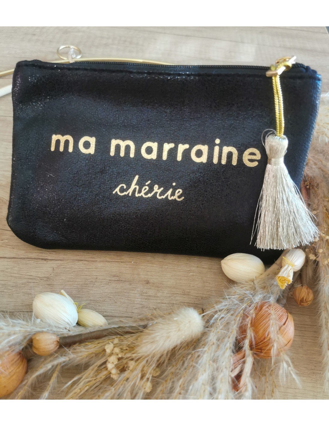 Pochette Irisée "ma marraine chérie"