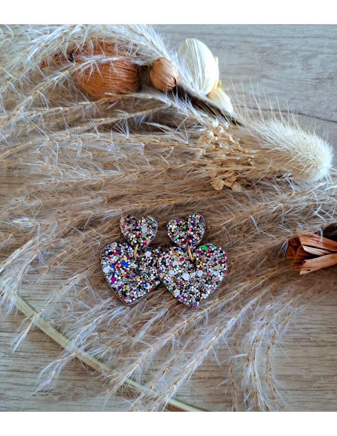 Boucles BELZA Multicolor